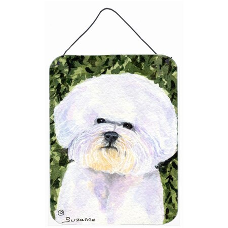 Carolines Treasures Bichon Frise Aluminium Metal Wall Or Door Hanging Prints SS8829DS1216
